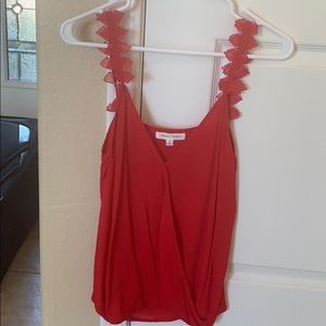 Red camisole